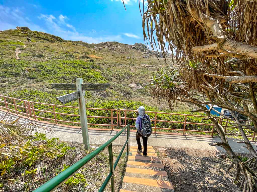 route 2 and route 2 junction po toi country trail po toi island hong kong - laugh travel eat