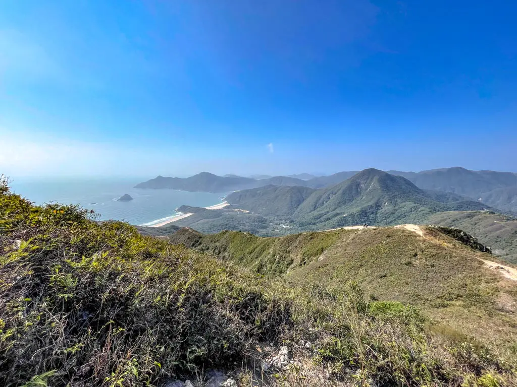 tai wan and ham tin wan view tai long au to sharp peak part 2 sai kung hong kong 一尖三咀過四灣 - laugh travel eat