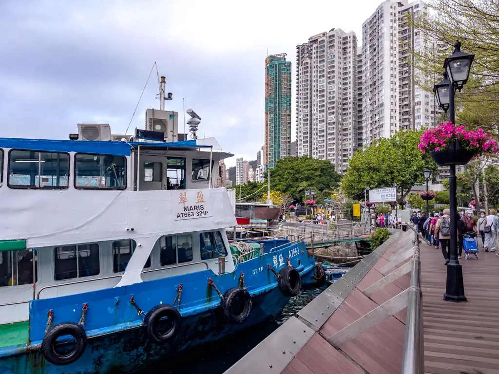tramway ferry to po toi island at aberdeen hong kong - laugh travel eat-2
