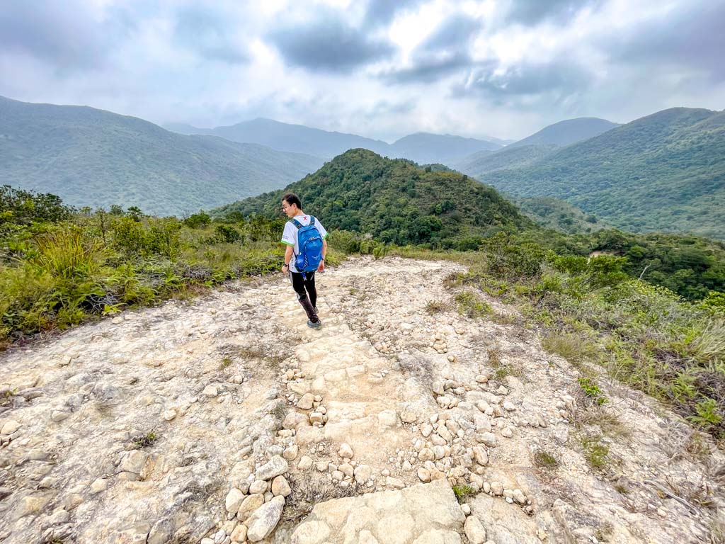 wa mei shan downhill to start of Kai Kung Shan maclehose trail stage 3 sai kung hong kong - laugh travel eat