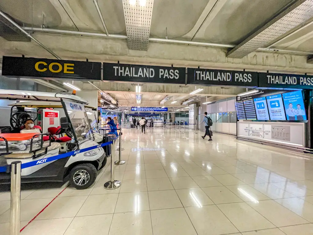 after Thailand Pass entry at Bangkok airport April 2022 Thailand - laugh travel eat