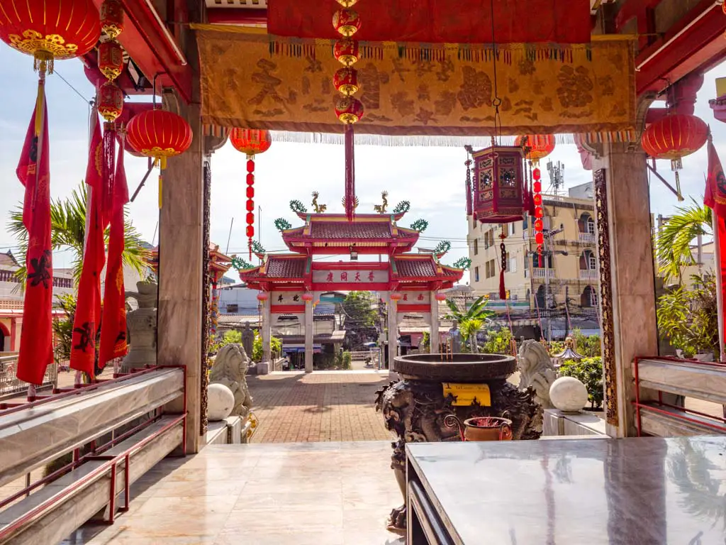 Jui Tui Shrine kuwan im teng old phuket town thailand laugh travel eat