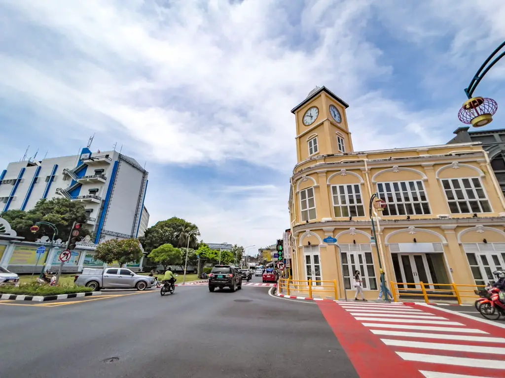 Promthep Clock Tower Phuket Town thailand - laugh travel eat