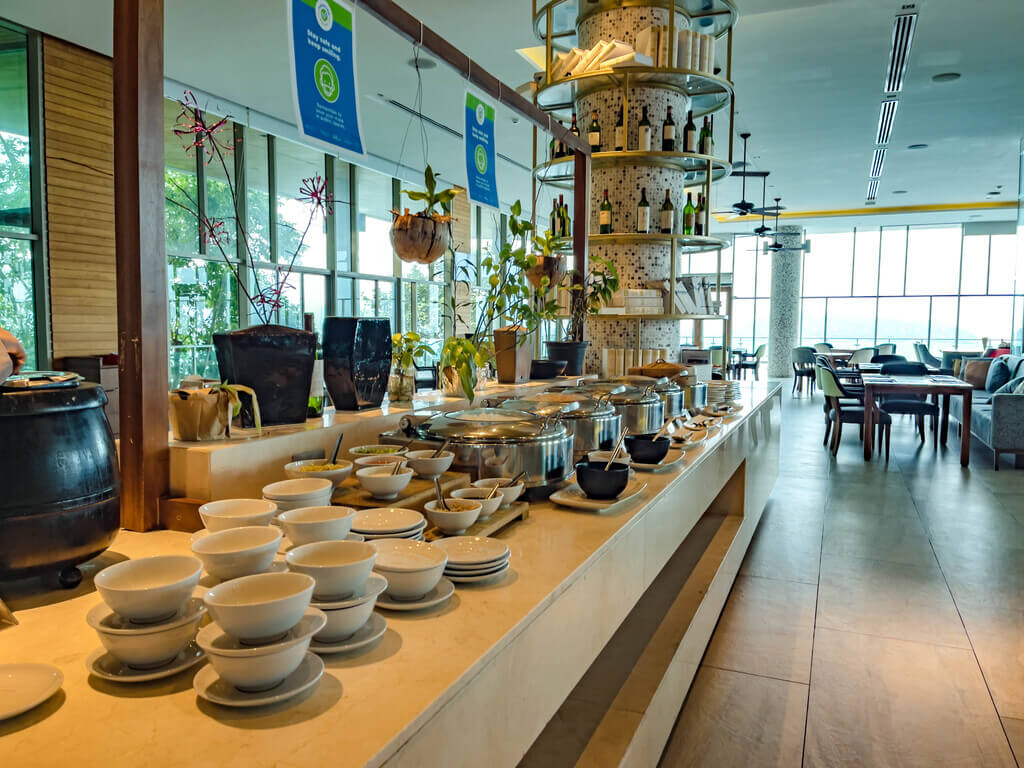 breakfast buffet wyndham grand phuket kalim bay phuket thailand - laugh travel eat