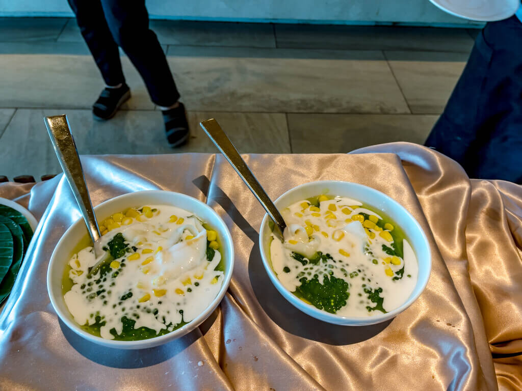 coconut sago fourth course latitude 98 wyndham grand phuket kalim bay phuket thailand - laugh travel eat