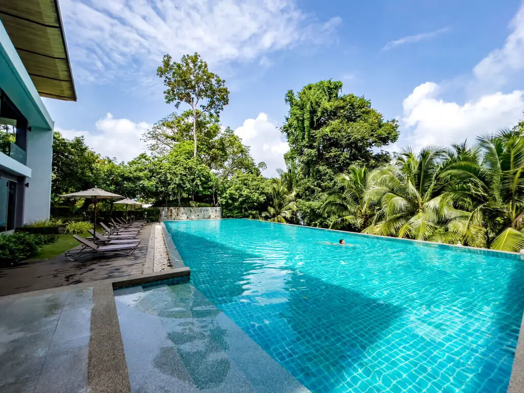 main swimming pool wyndham grand phuket kalim bay phuket thailand - laugh travel eat