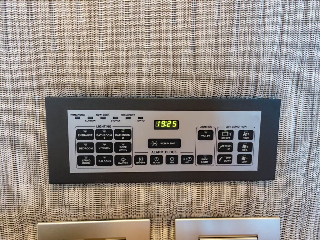 masters lightswitches pool villa wyndham grand phuket kalim bay phuket thailand - laugh travel eat