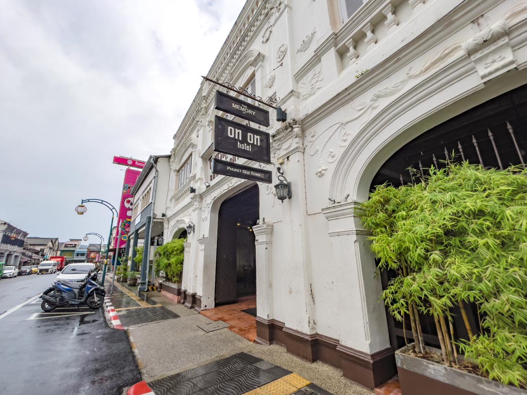 on on hotel old Phuket Town thailand - laugh travel eat