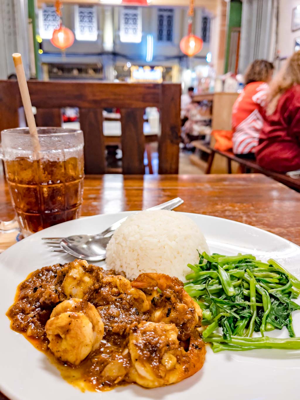shrimps kopitiam by wila old Phuket Town thailand - laugh travel eat