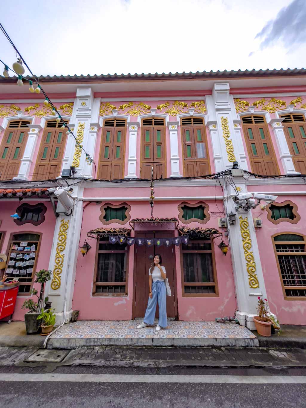 sino-protuguese buildings old Phuket Town thailand - laugh travel eat