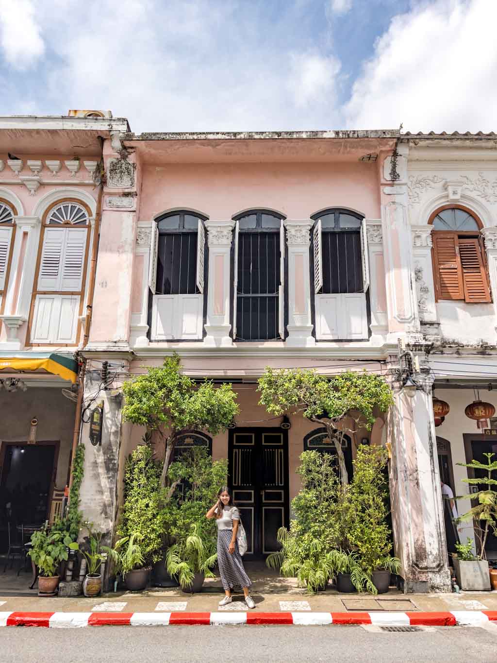 sino-protuguese buildings old Phuket Town thailand - laugh travel eat