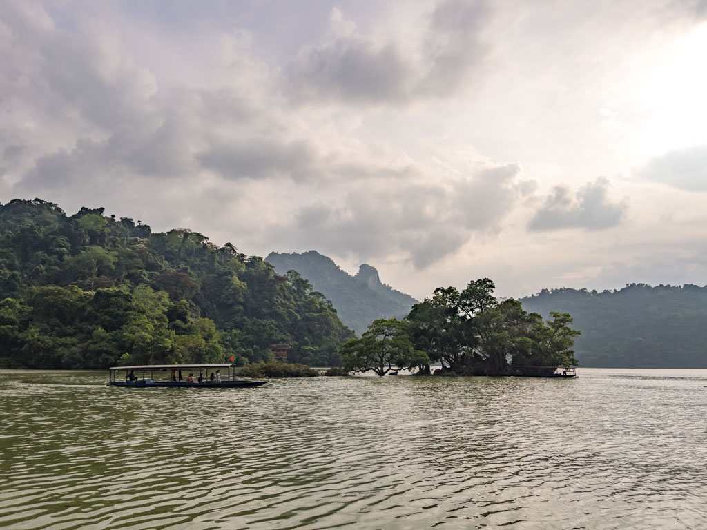 island in ba be lake ba be lake view homestay ba be lake ba be national park Vietnam - laugh travel eat