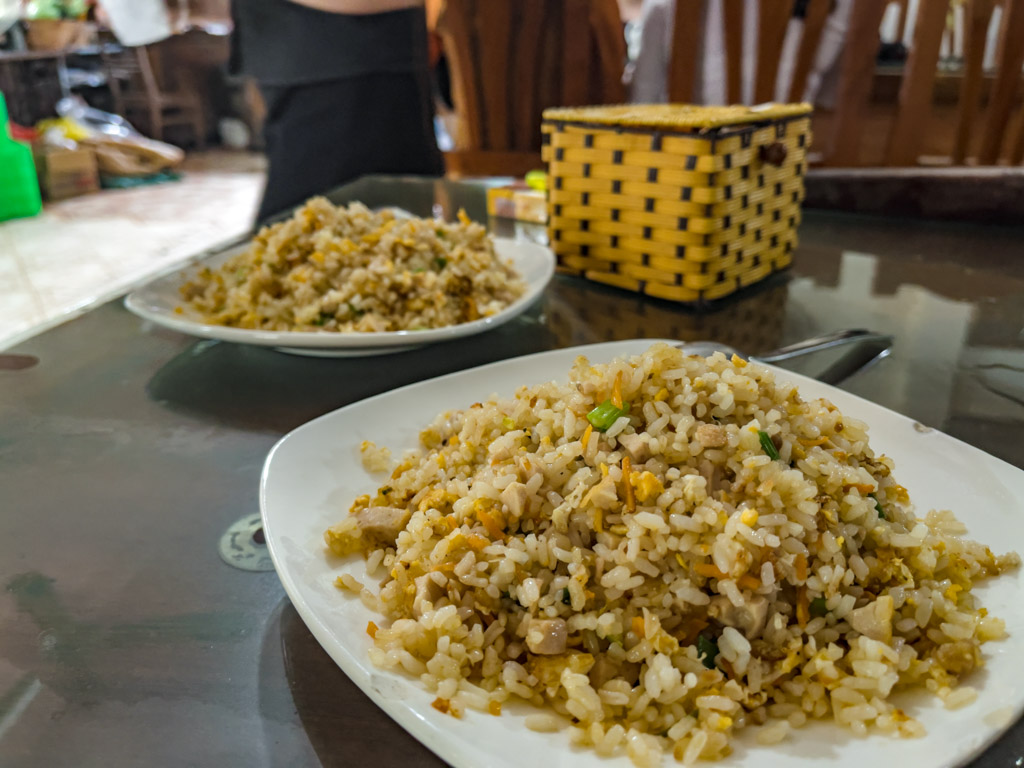 lunch by Hua Ma cave ba be lake ba be national park Vietnam - laugh travel eat-2