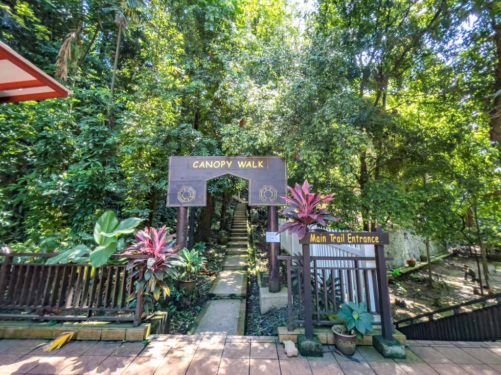 canopy walk entrance KL Eco Forest Park kuala lumpur Malaysia - laugh travel eat