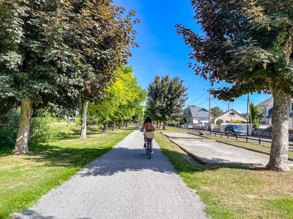 cycling to mont saint michel from pontorson mont-saint-michel Normandy France - laugh travel eat