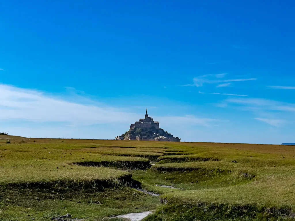 farmland viewpoint mont saint michel Normandy France - laugh travel eat