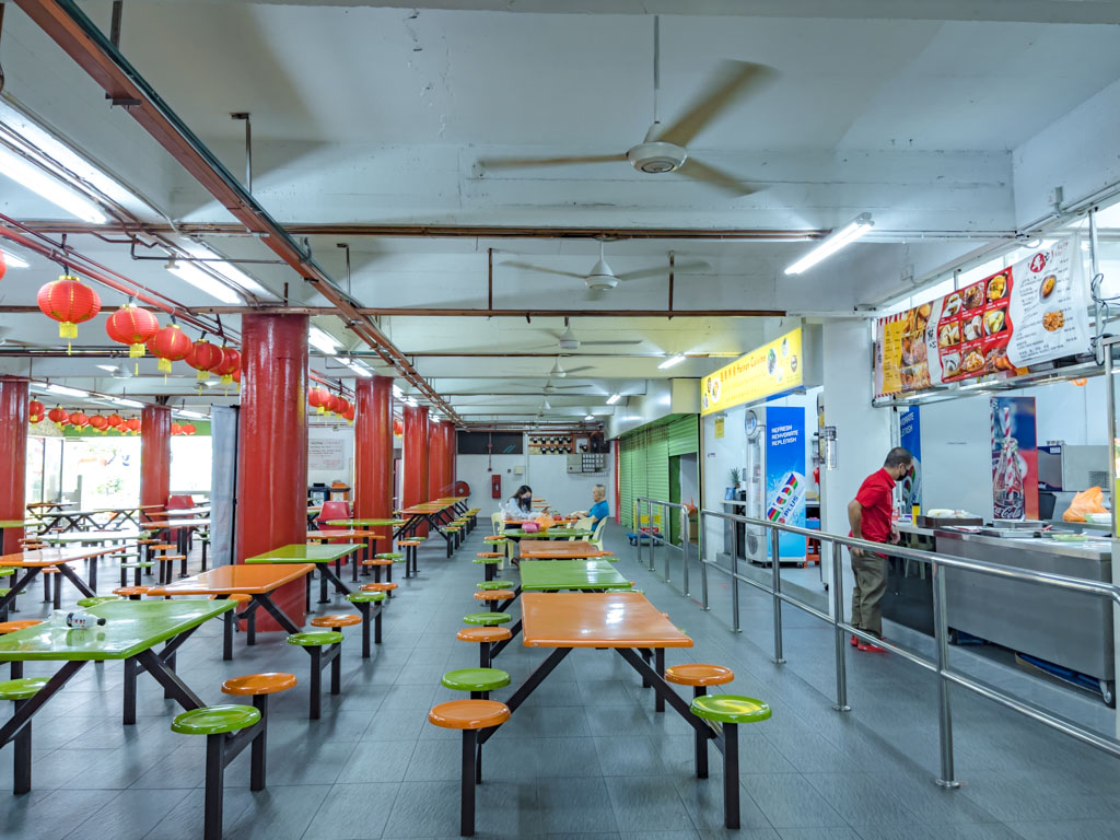 food court thean hou temple kuala lumpur Malaysia - laugh travel eat