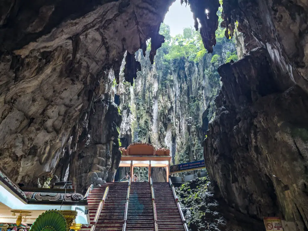 inner main cave temple batu cave kuala lumpur Malaysia - laugh travel eat