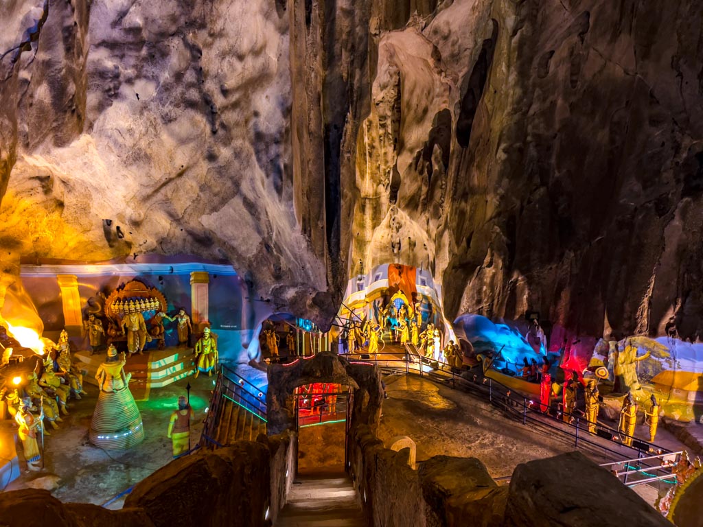 inside Ramayana Cave batu cave kuala lumpur Malaysia - laugh travel eat