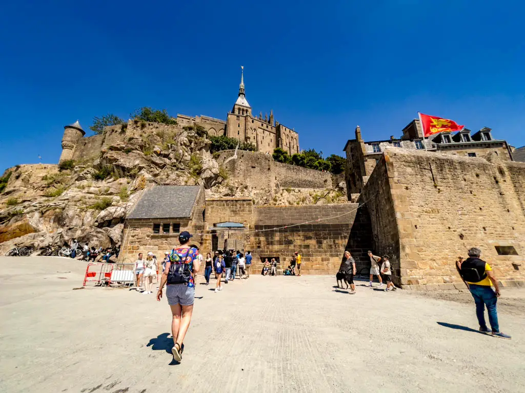 inside mont saint michel Normandy France - laugh travel eat