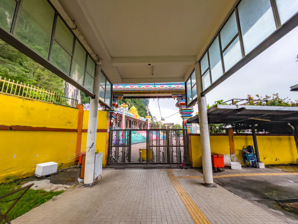ktm entrance and exit batu cave kuala lumpur Malaysia - laugh travel eat