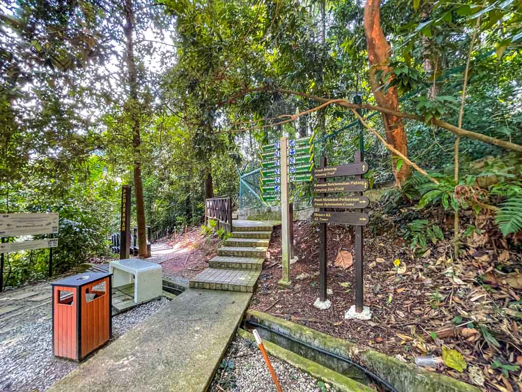 other trails KL Eco Forest Park kuala lumpur Malaysia - laugh travel eat