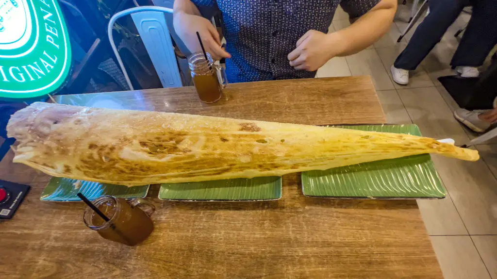 roti tisu at mamaks kuala lumpur Malaysia - laugh travel eat