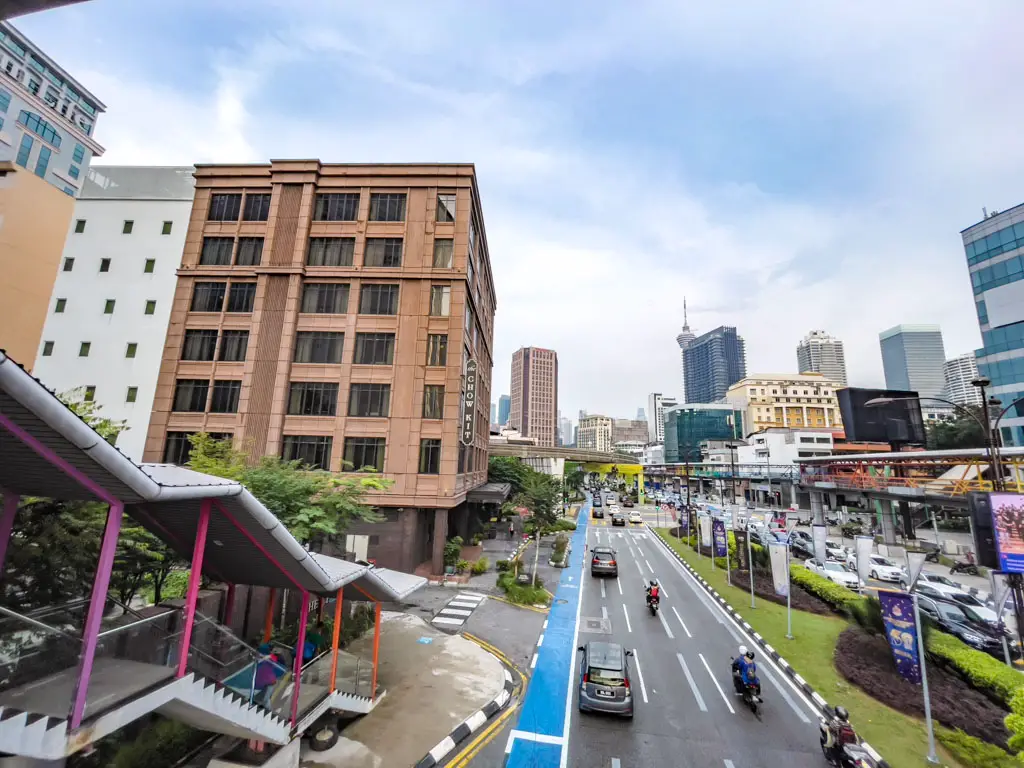 view of chow kit hotel kuala lumpur Malaysia - laugh travel eat