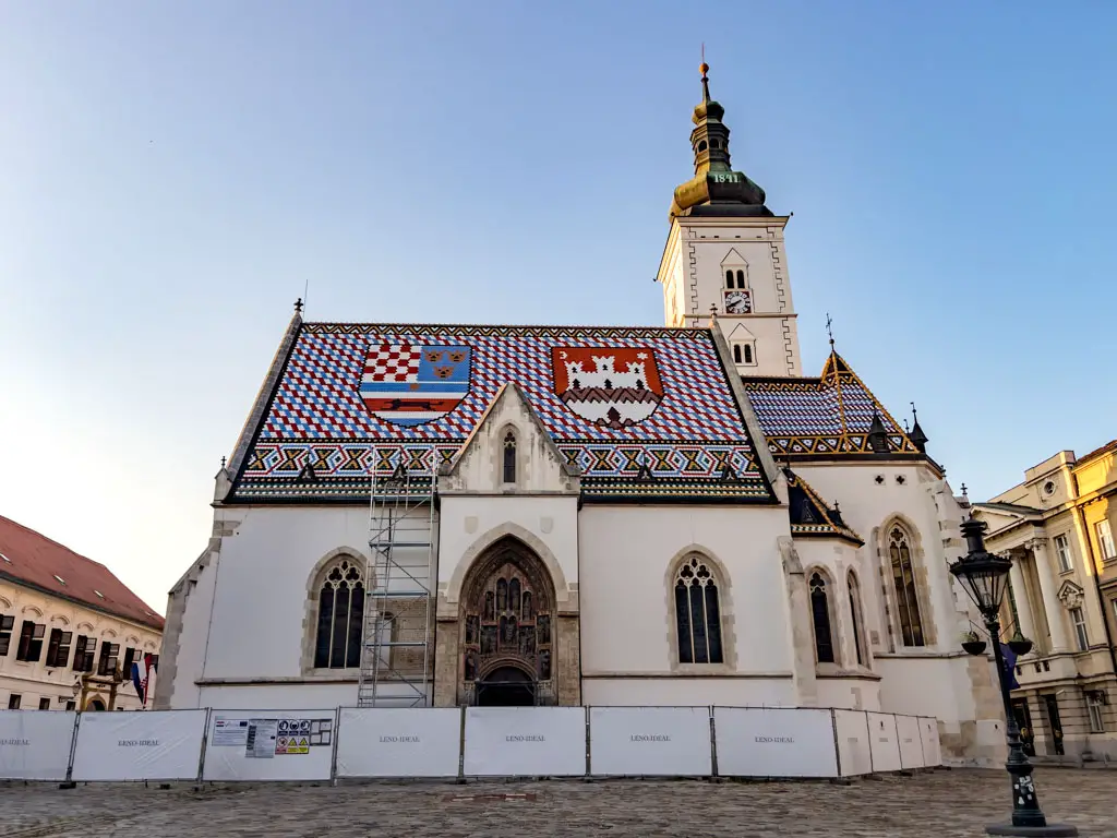 St. Mark's Church zagreb croatia - laugh travel eat