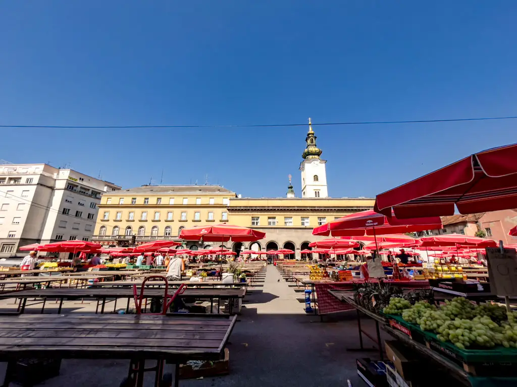 Tržnica Dolac Market zagreb croatia - laugh travel eat