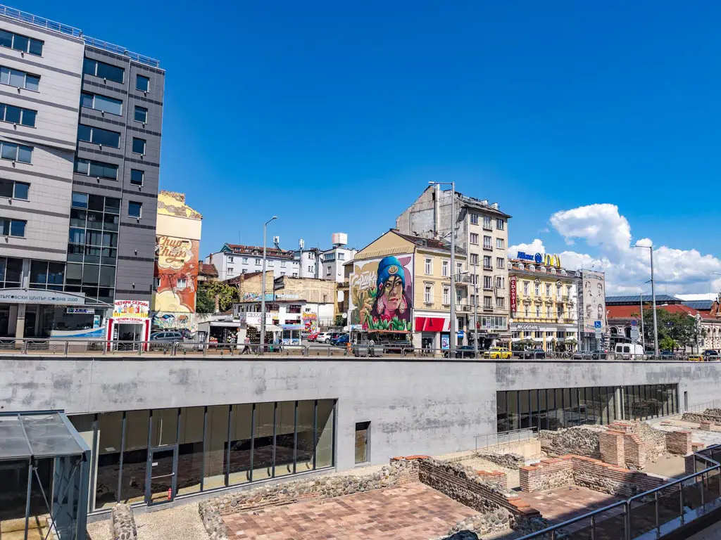 across from tolerance square sofia bulgaria - laugh travel eat