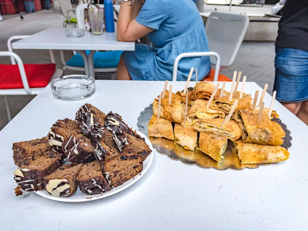 banitza and banana bread zoya sofia bulgaria - laugh travel eat
