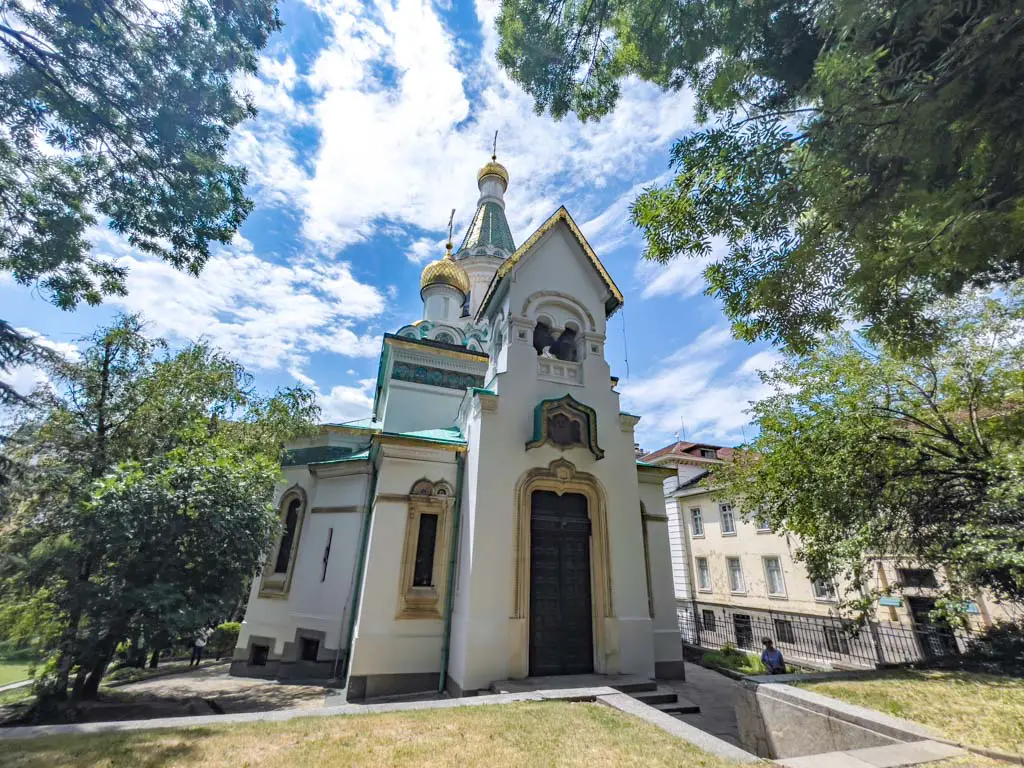 church of st nicholas the miracle-maker sofia bulgaria - laugh travel eat