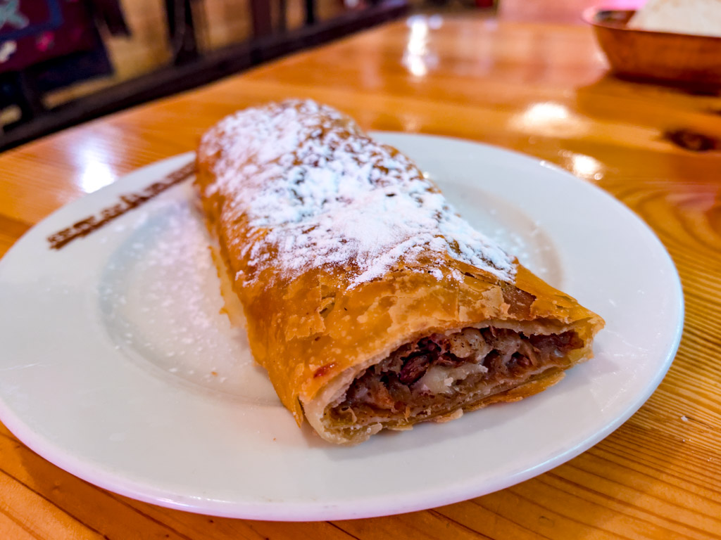 food at Restaurant Grofica Medvednica mountain zagreb croatia - laugh travel eat