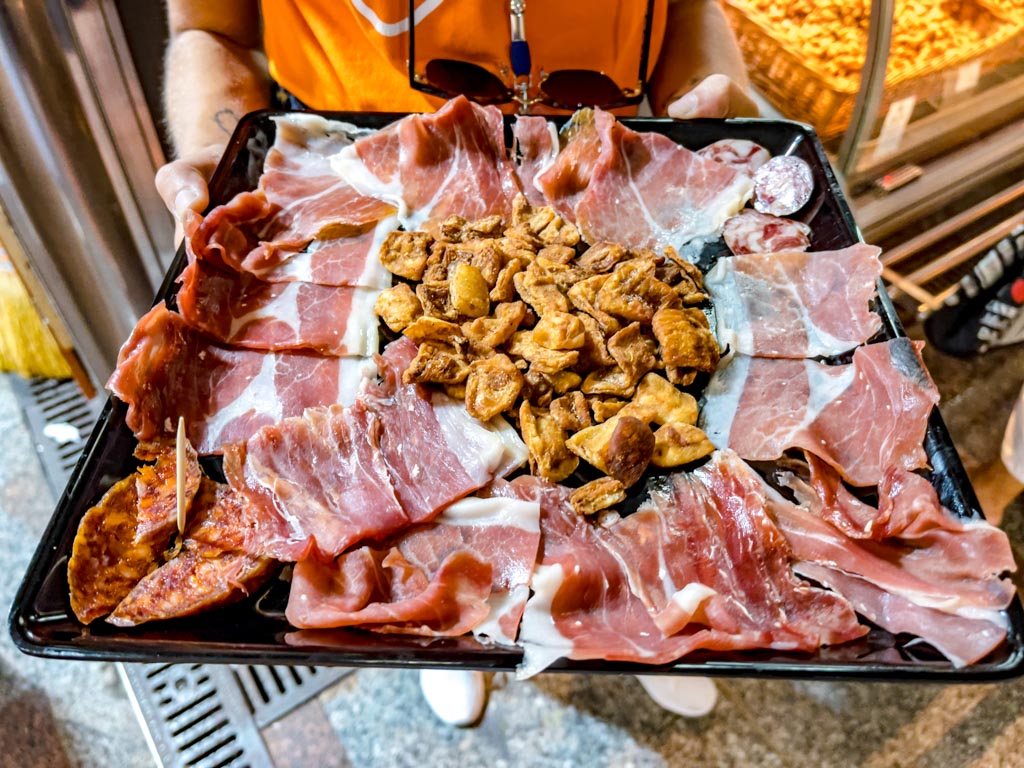 meat platter free spirit food tour zagreb croatia - laugh travel eat-4