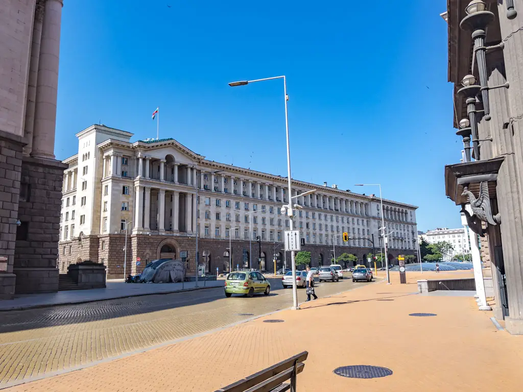 indepedence square sofia bulgaria - laugh travel eat