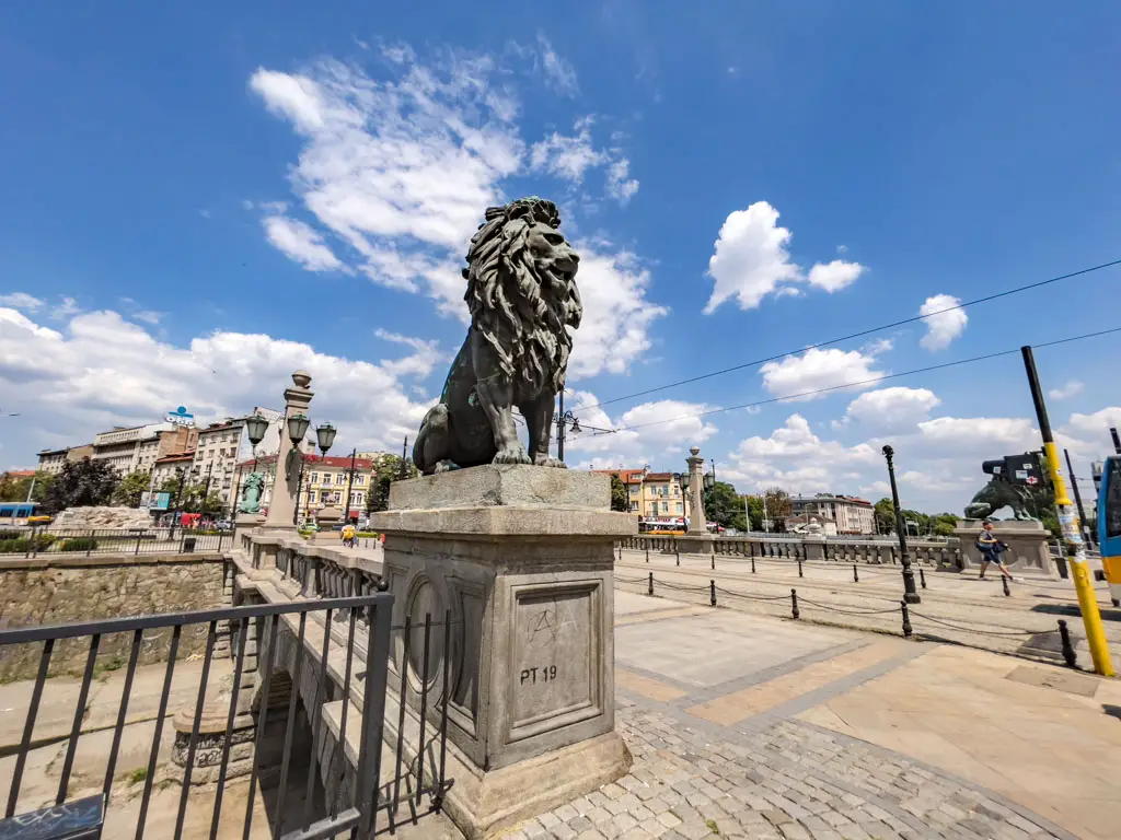 liond bridge sofia bulgaria - laugh travel eat