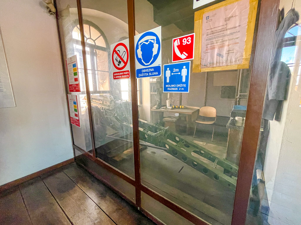 noon gun Zagreb 360 Obersrvation Deck tower zagreb croatia - laugh travel eat