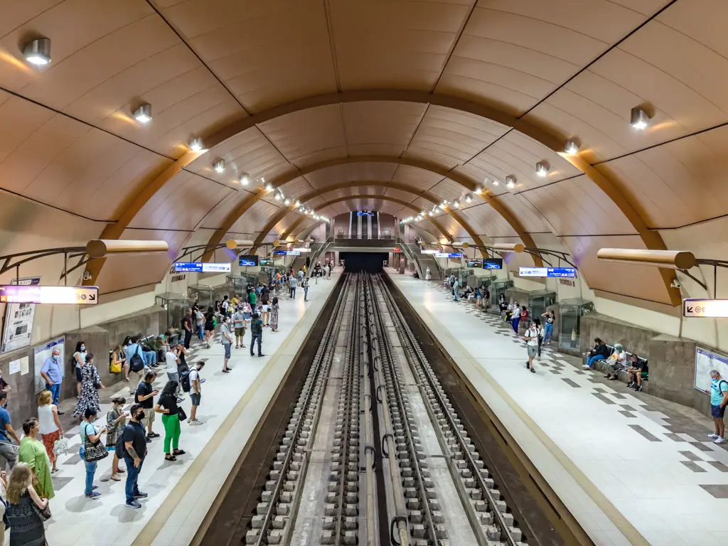 serdica metro station sofia bulgaria - laugh travel eat