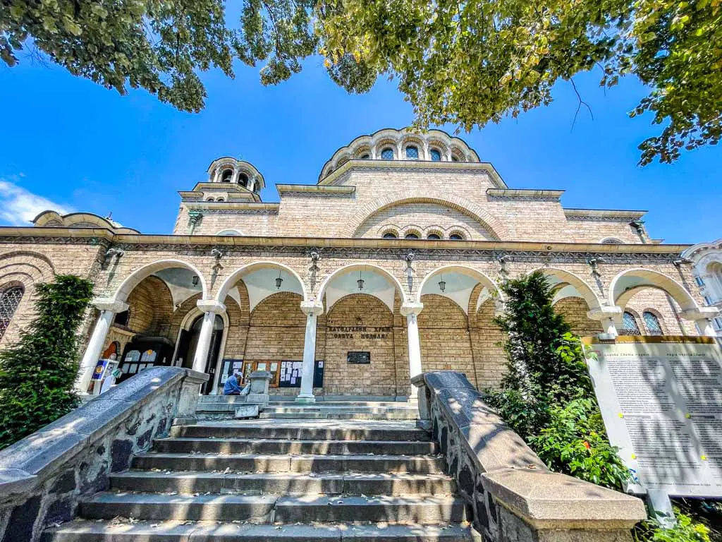 sveta nedelya church sofia bulgaria - laugh travel eat