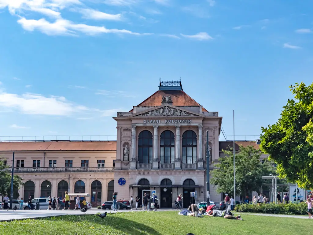 train station zagreb croatia - laugh travel eat