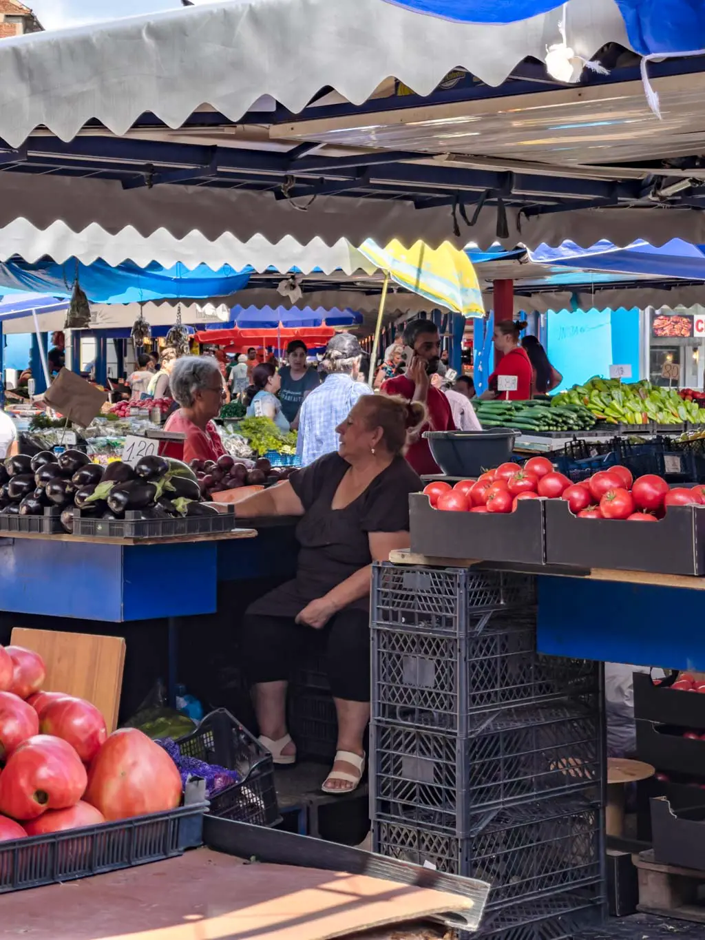 women's market sofia bulgaria - laugh travel eat