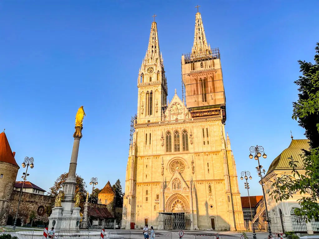 zagreb cathedral zagreb croatia - laugh travel eat