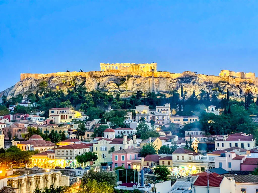 Attic urban rooftop athens greece - laugh travel eat