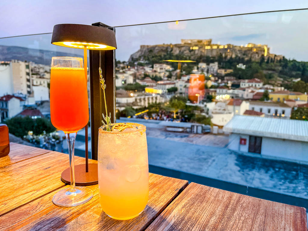 Attic urban rooftop athens greece - laugh travel eat