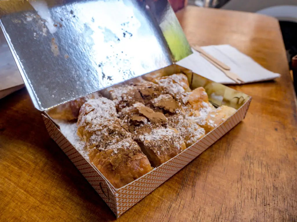 Bougatsa athens food adventure tour athens greece - laugh travel eat
