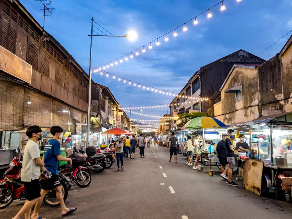 Chulia Street Night Hawker Stalls penang malaysia - laugh travel eat