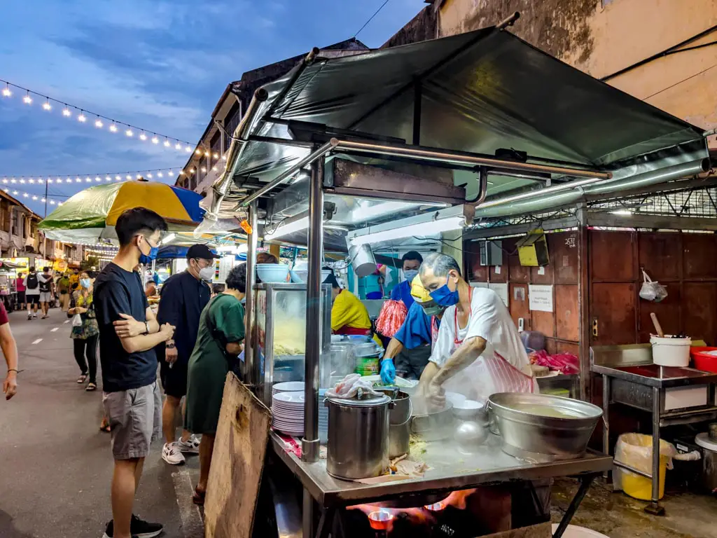 Chulia Street Night Hawker Stalls penang malaysia - laugh travel eat
