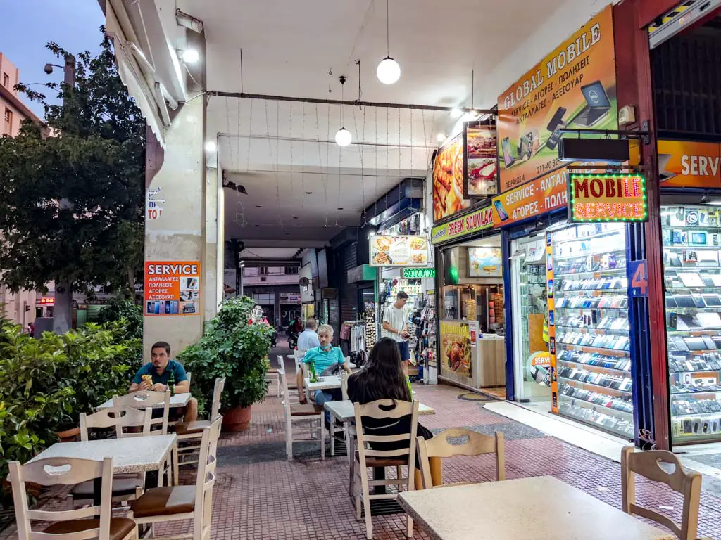 Delicious Souvlaki athens greece - laugh travel eat