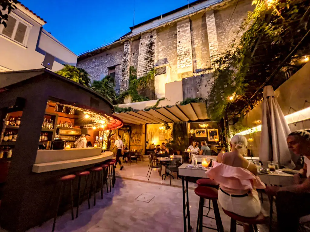 black duck restaurant athens greece - laugh travel eat